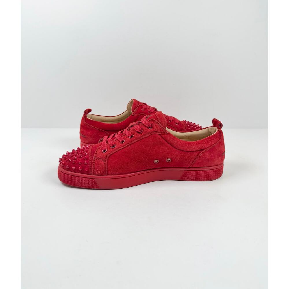 Size 45EU/12US - Christian Louboutin Red Suede Spike - Picture 6 of 9